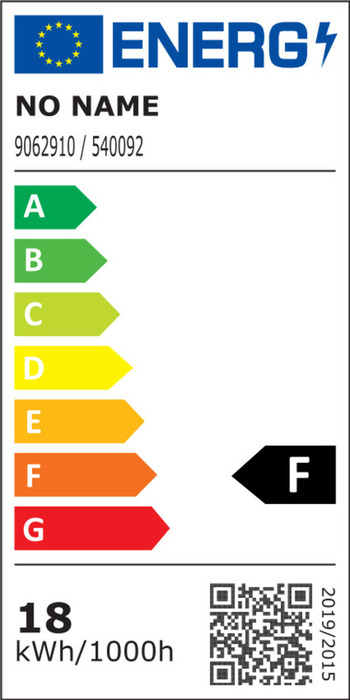 LED-grunnarmatur 18 W L: 122,5 cm